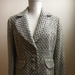 Loft Blue and Brown Blazer